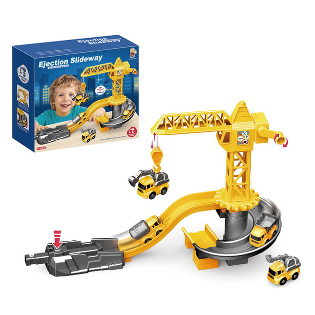 TORRE GRUA MINI CON PISTA CONSTRUCCION