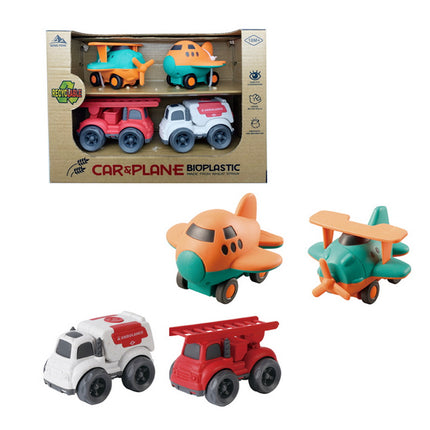SET 4 VEHICULOS ECOLOGICOS