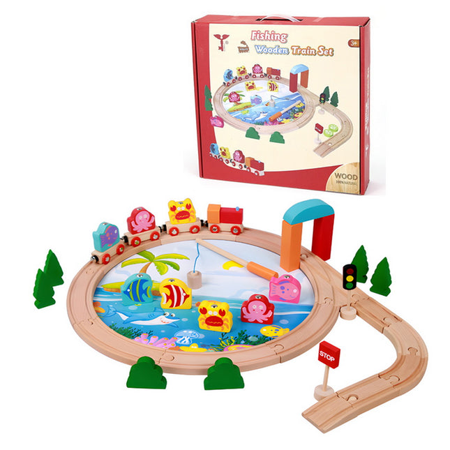PISTA TREN MADERA
