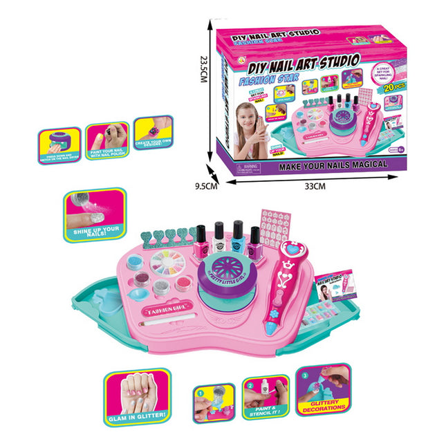 ESTUDIO MANICURE CON SECADOR