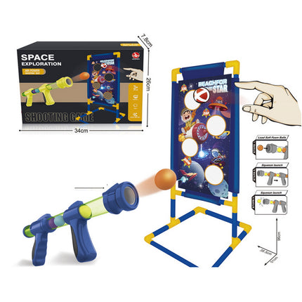 PISTOLA LANZA PELOTITAS TIRO AL BLANCO