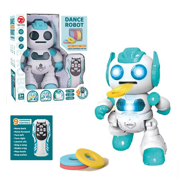 ROBOT LANZA DISCO RADIO CONTROL