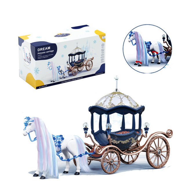 CARRUAJE PRINCESA CON CABALLO