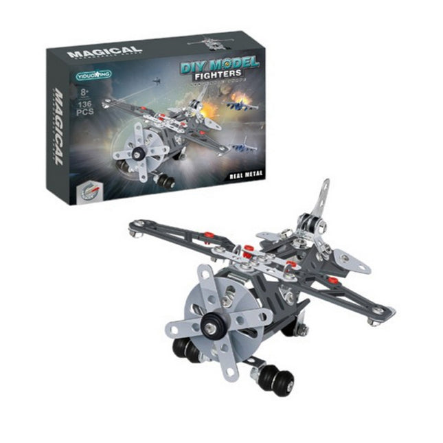 MECANO METALICO 136 PZAS.
