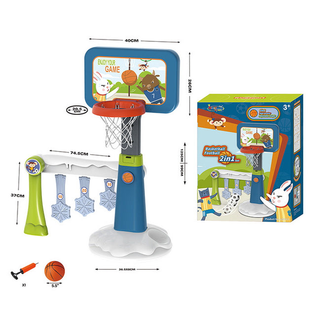 JUEGO BASQUETBOL Y FUTBOL 2 EN 1