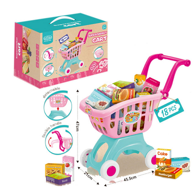 CARRITO SUPERMERCADO 18 PZAS.