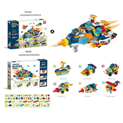BLOQUES ARMAR NAVE ESPACIAL