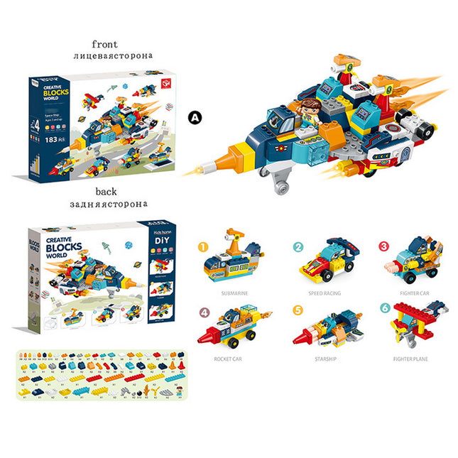 BLOQUES ARMAR NAVE ESPACIAL