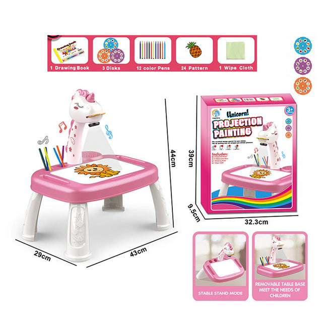 MESA PROYECTORA UNICORNIO