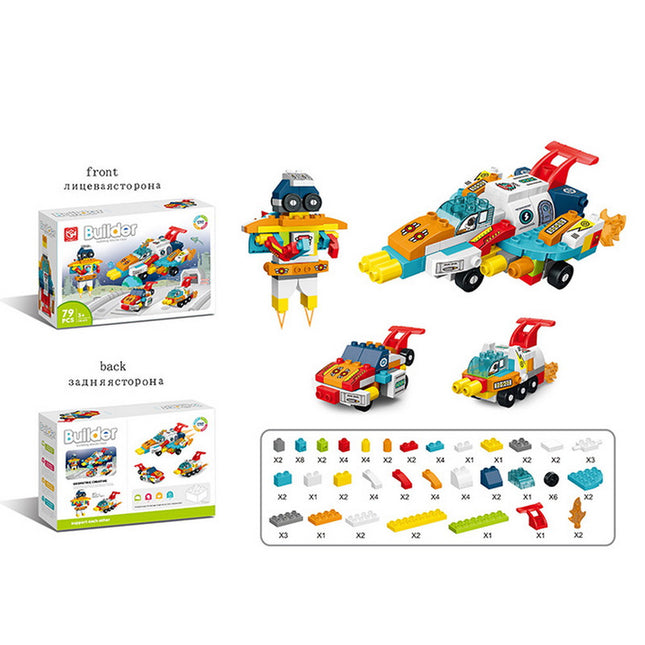 BLOQUES ARMAR NAVE ESPACIAL 79 PZAS