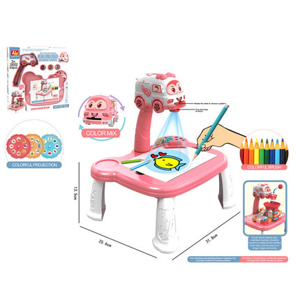 MESA PROYECTORA BUS PINK