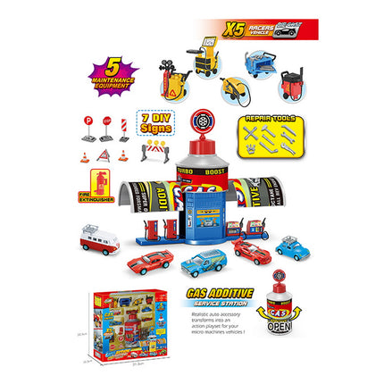 MINI ESTACION DE SERVICIOS 5 VEHICULOS