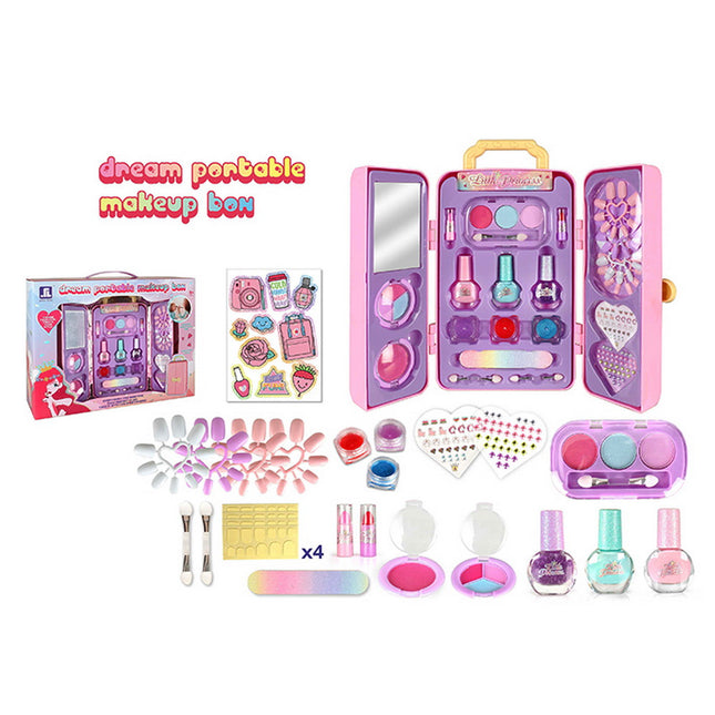 MALETA TIPO CLOSET CON MAQUILLAJE