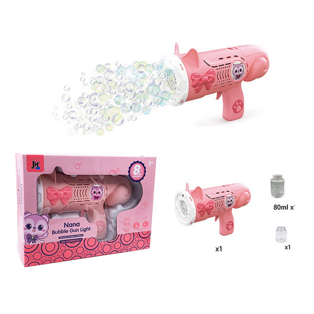 PISTOLA PINK LANZA BURBUJAS