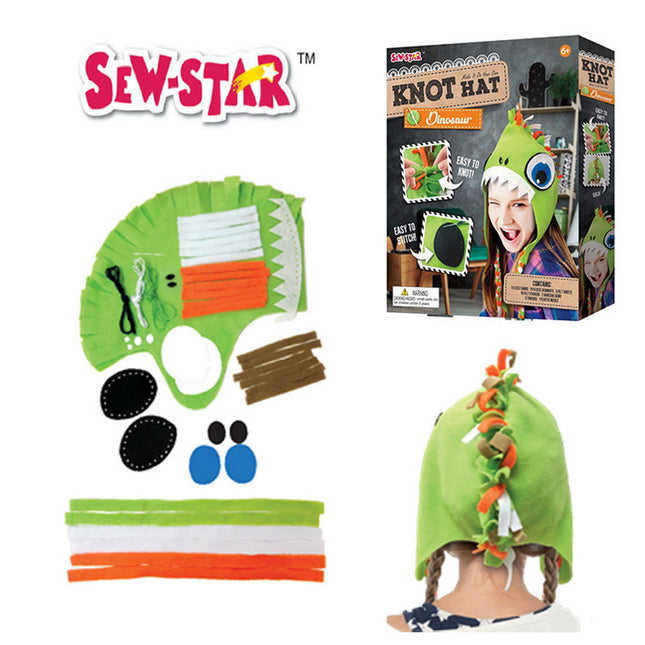 KIT PARA HACER GORRO DINOSAURIO