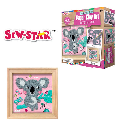 KIT DE ARTE CON ARCILLA DE PAPEL