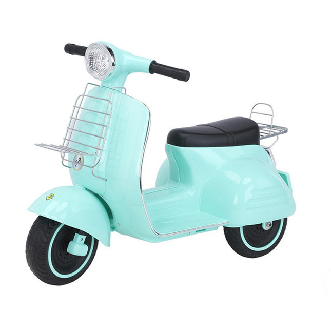 MOTO VESPA RECARGABLE GREEN