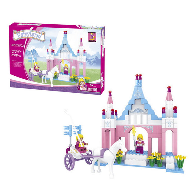 BLOQUES ARMAR CASTILLO PRINCESA CON CARRO 245 PCS.