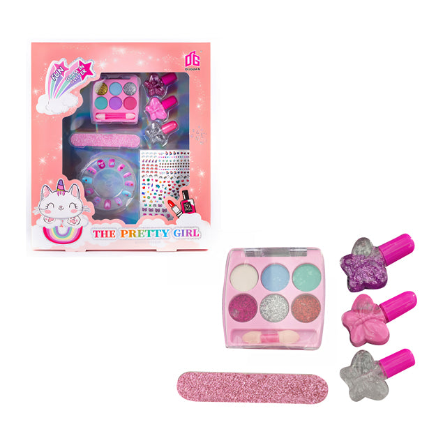 SET MAQUILLAJE Y UÑAS CON ACCESORIOS