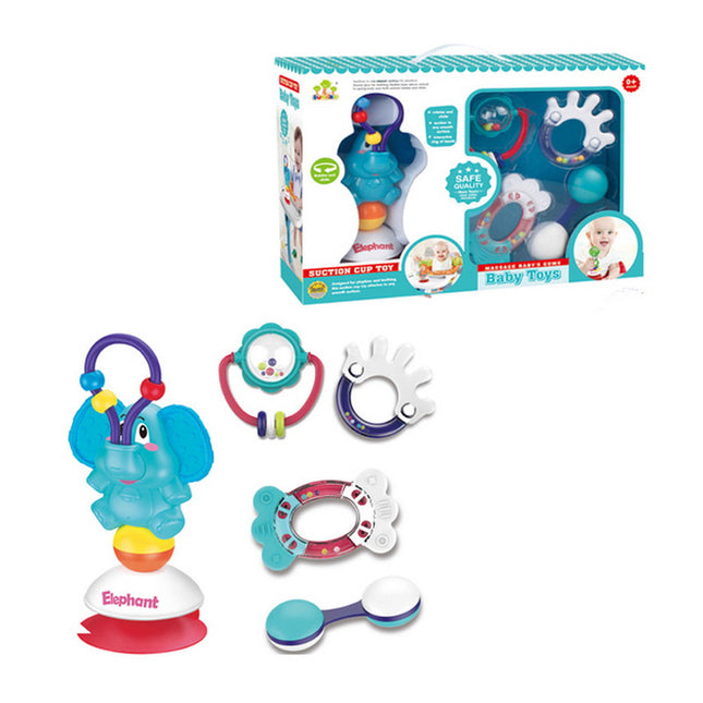 ANIMAL CON VENTOSA Y CASCABELES 5 PCS.