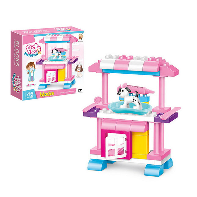 BLOQUES HOSPITAL MASCOTAS 46 PCS.