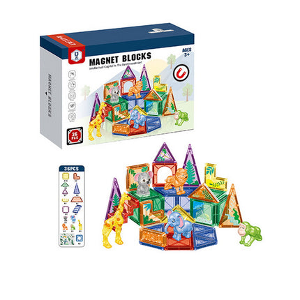 CASTILLO ANIMAL MAGNETICO 36 PCS