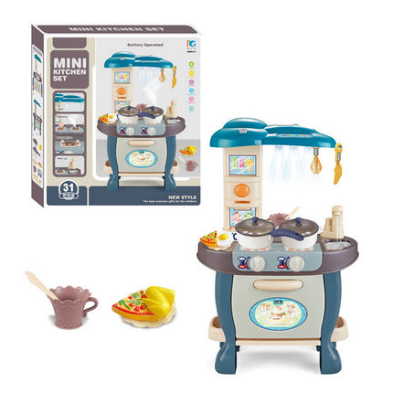 COCINA CON LUZ Y SONIDOS A PILAS 31 PCS.