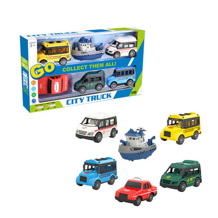 SET 6 VEHICULOS FRICCION