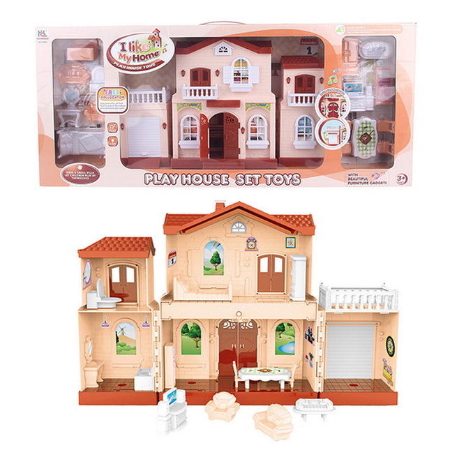 CASA MUÑECAS CON ACCESORIOS  B