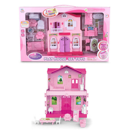 CASA MUÑECAS CON ACCESORIOS  A