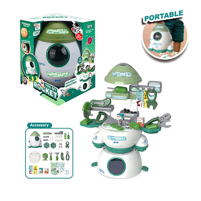 COHETE TRANSFORMA TALLER HERRAMIENTAS