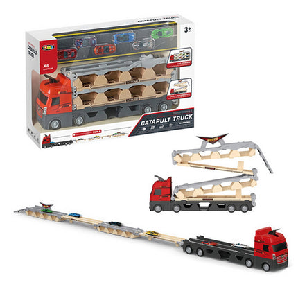 CAMION TRANSPORTA AUTO Y LANZADOR CON VEHICULOS  B