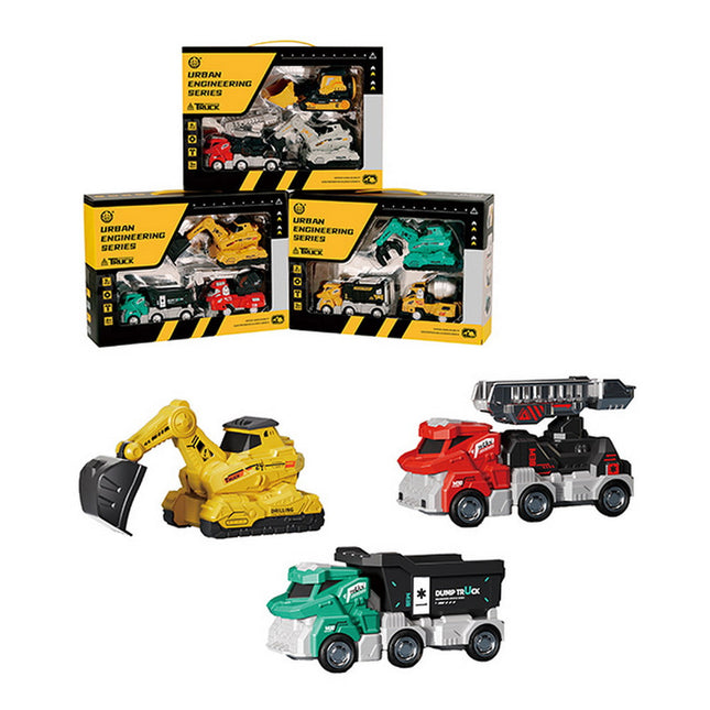 SET 3 VEHICULOS CONSTRUCCION DIF. MODELOS