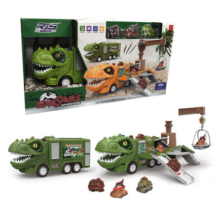 CAMION PARKING DINOSARIO CON TOBOGAN