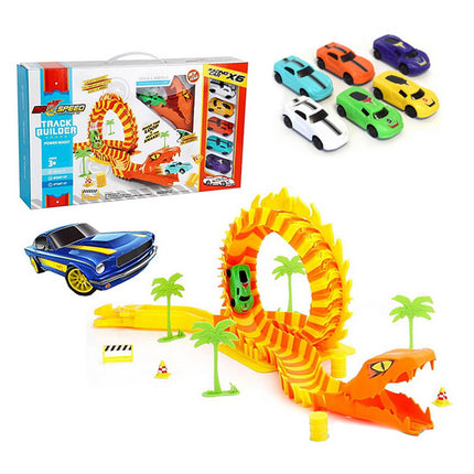 PISTA SERPIENTE DE AUTOS CON ACCES.