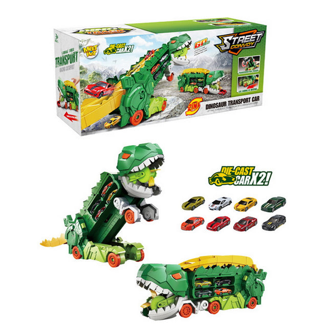 CAMION PISTA TRANSPORTA VEHICULOS DINO