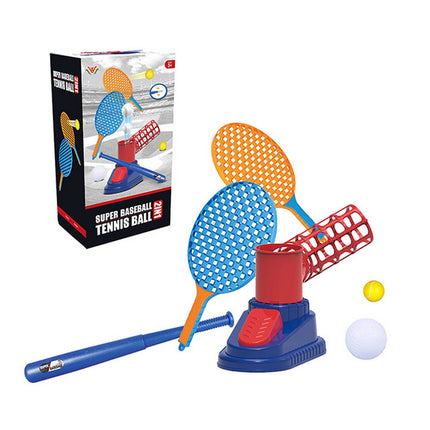 JUEGO BEISBOL Y RAQUETA TENIS