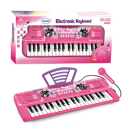 ORGANO PINK ELECTRONICO 37 TECLAS CON MICROFONO