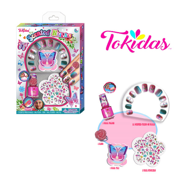 SET UÑAS Y STICKERS  B