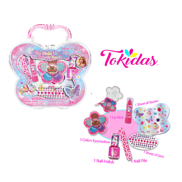 ESTUCHE MARIPOSA MAQUILLAJE