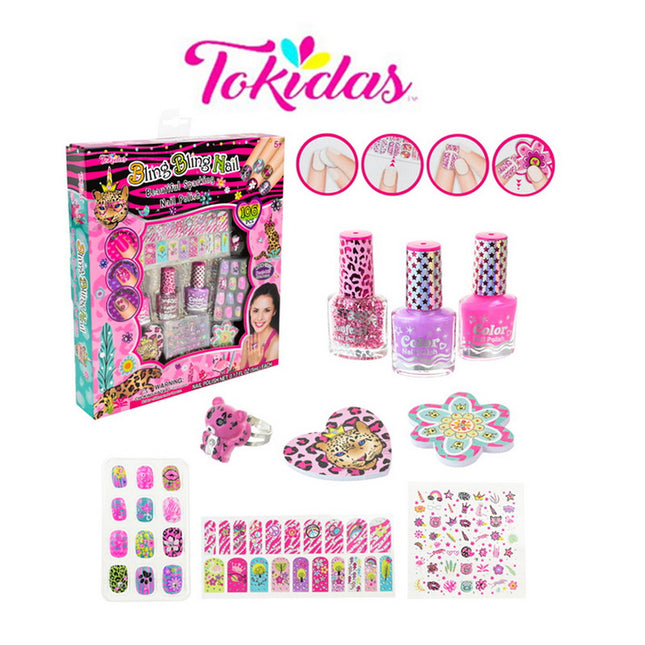 SET DE UÑAS BLING BLING