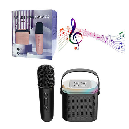 PARLANTE CON MICROFONO BLACK