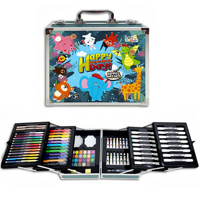 SET DE ARTE MALETA ALUMINIO