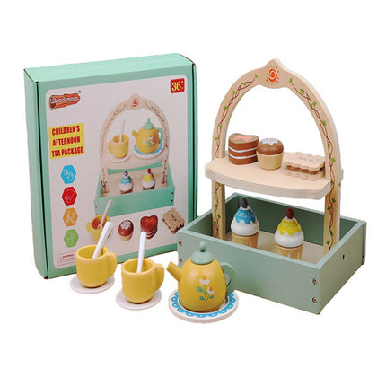 SET FIESTA DE TE MADERA