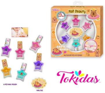 Set Capybara 6 Esmalte de Uñas