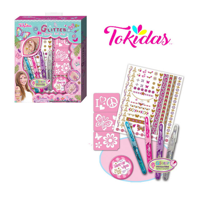 SET TATTO CON GLITTER