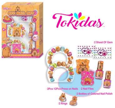 Set Capybara Esmalte Uñas y Accesorios