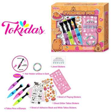 Set Capybara Tattoo y Stickers