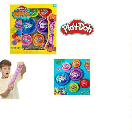 Play-Doh Slime Mezcla y Juega Retro Mix & Play Potes y Acces.