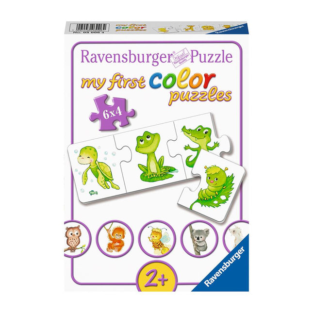 RAV 3006 Mein 1 Farbpuzzle Tiere 6x4p